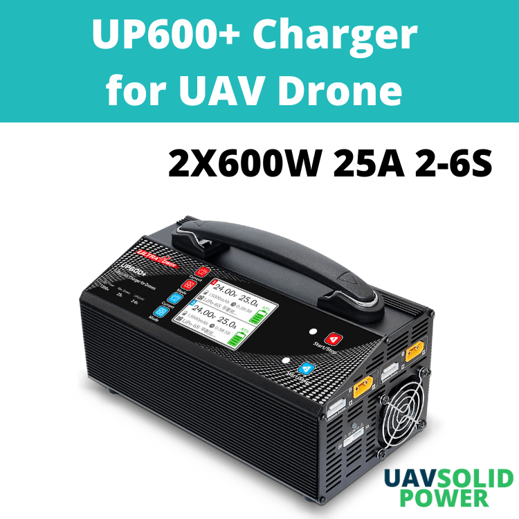 UP600+2X600W 25A 2-6S Battery UAV Drone Charger